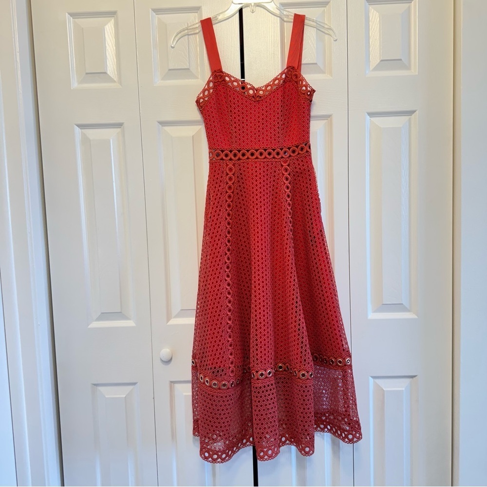Maje Coral Sleeveless Midi Sundress, Size 1 - Picture 2 of 16